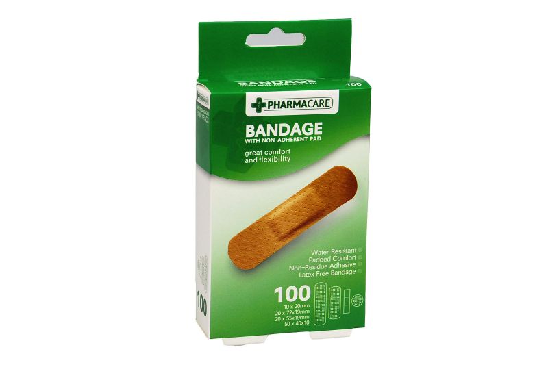 Plastic Bandages - Maxcare Asstd Size (12 Packs)