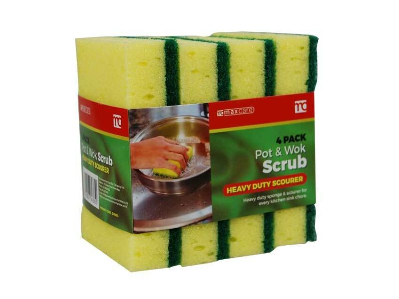 Pot and  Wok Scrub - Maxcare (48pcs)