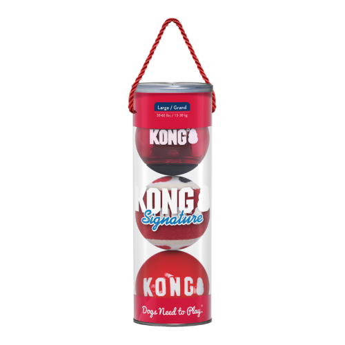 Dog Toy - KONG Signature Balls Large (3pk)