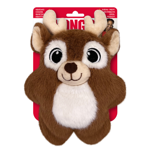 Dog Toy - KONG Holiday Snuzzles Reindeer (Small)