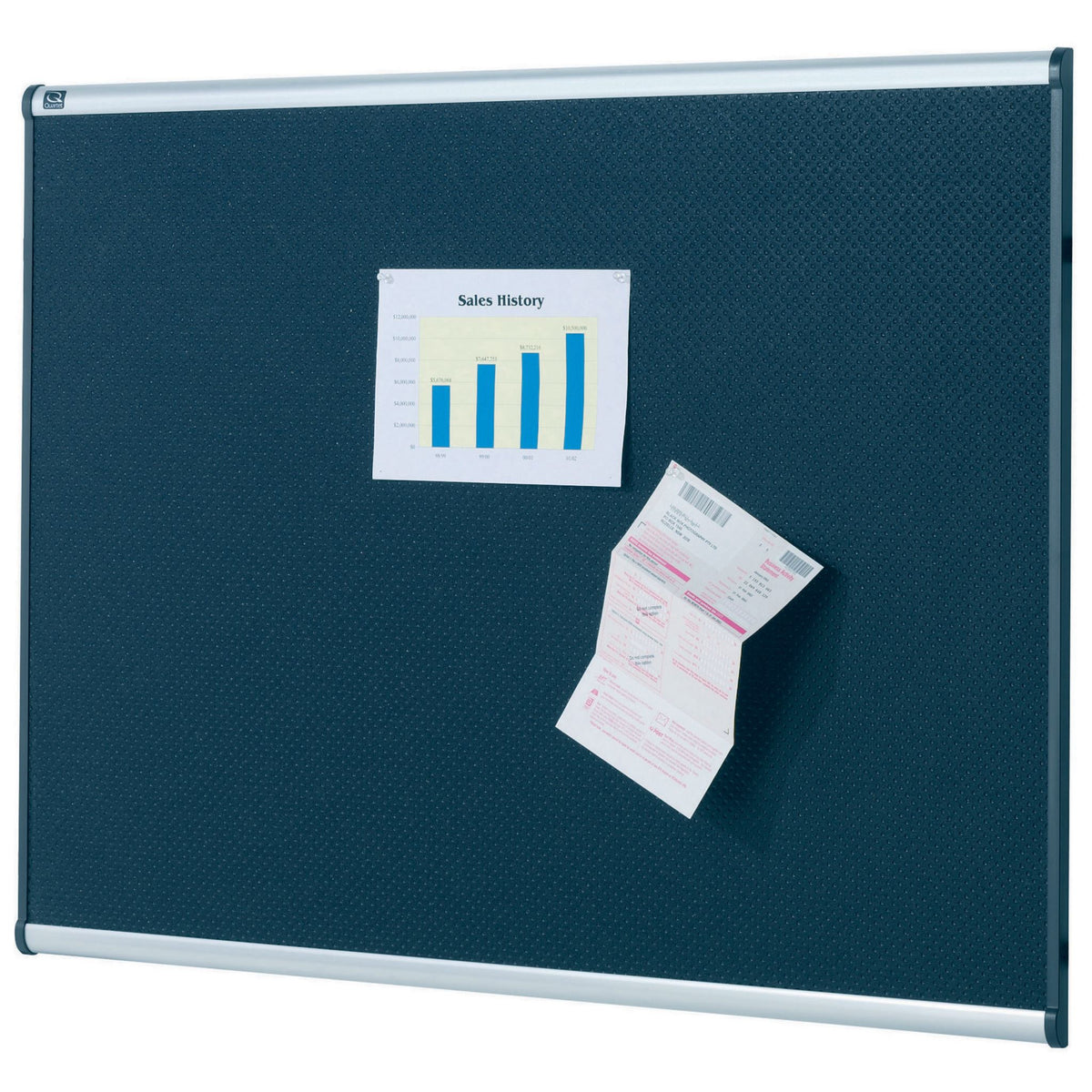 Quartet Prestige Aluminium Black Foam Bulletin Board 1800x1200mm