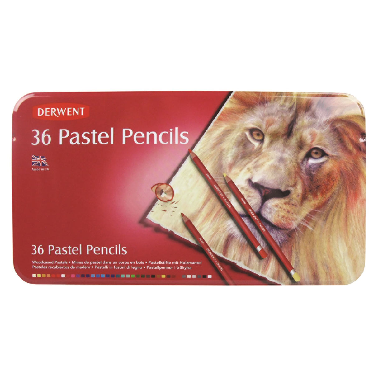 Derwent Pastel Pencils Tin 36