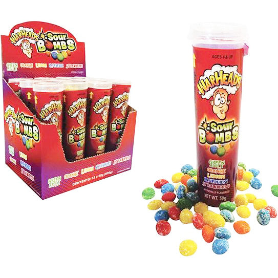 Warheads Sour Bombs 50g - Carton of 12