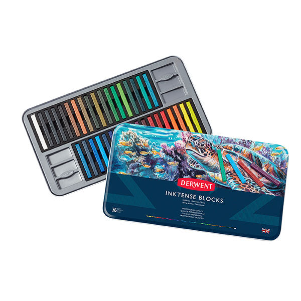 Derwent Inktense Block Tin 36