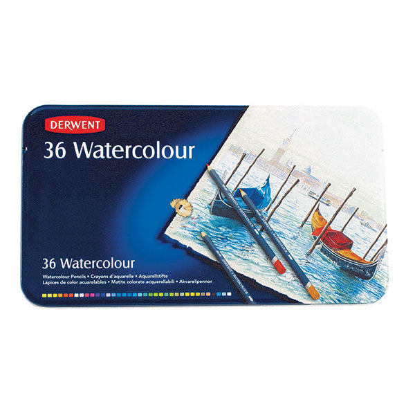 Derwent Pencils Watercolour 36 Tin