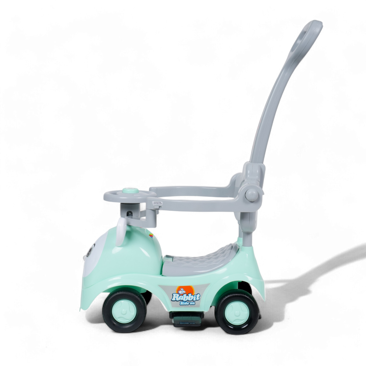 Kids Rabbit Ride-On With Parent Handle & Footrest FR-170 Green