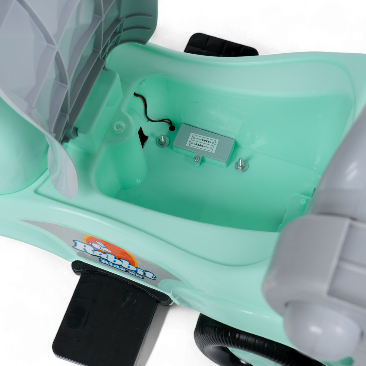 Kids Rabbit Ride-On With Parent Handle & Footrest FR-170 Green