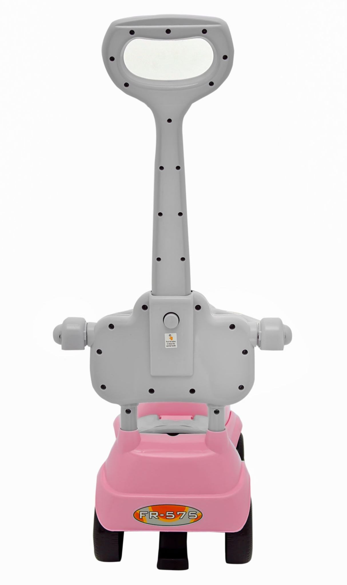 Kids Rabbit Ride-On With Parent Handle & Footrest FR-170 Pink