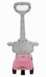 Kids Rabbit Ride-On With Parent Handle & Footrest FR-170 Pink