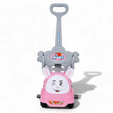 Kids Rabbit Ride-On With Parent Handle & Footrest FR-170 Pink
