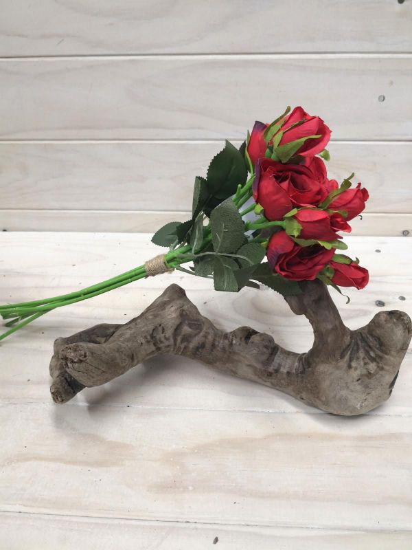 Vibrant red Rose Posy bouquet, featuring individual stems, perfect for weddings and heartfelt gifts.