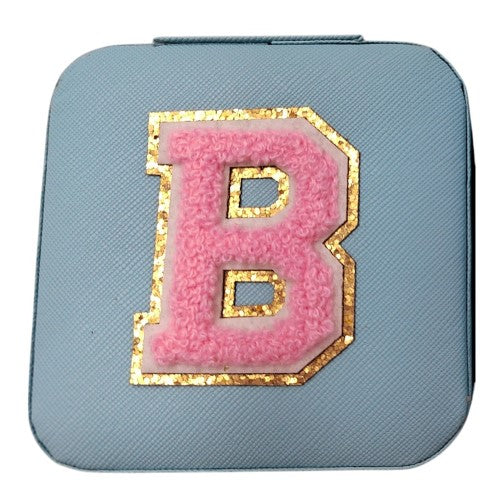 Letter  - B Blue Jewellery Box  (Set of 2)