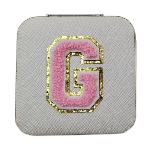 Letter  - G White Jewellery Box  (Set of 2)