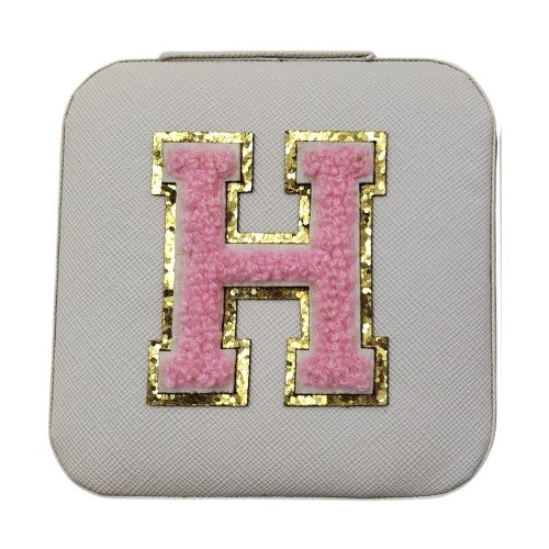 Letter  - H White Jewellery Box  (Set of 2)