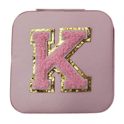 Letter  - K Pink Jewellery Box  (Set of 2)