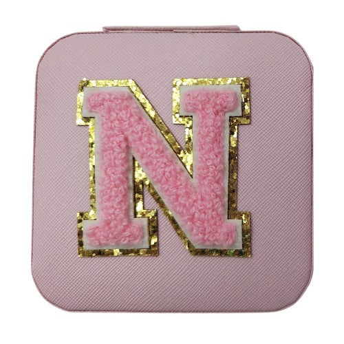 Letter  - N Pink Jewellery Box  (Set of 2)