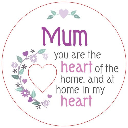 Mum Piece of My Heart Magnet  (Set of 2)