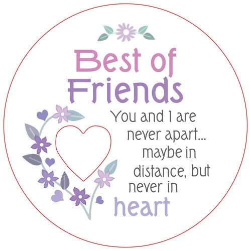 Best Of Friends Piece of My Heart Magnet  (Set of 2)