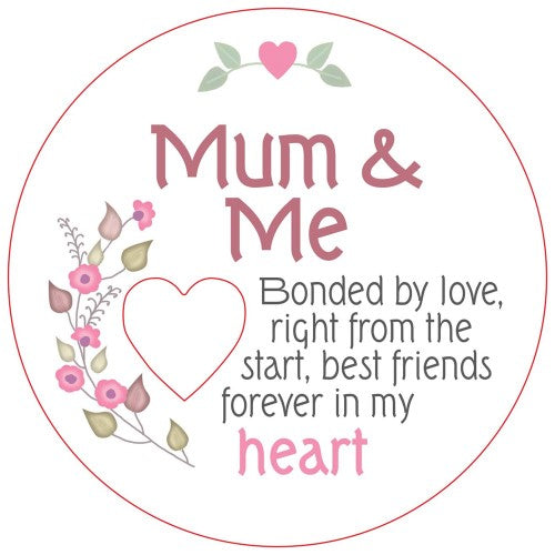 Mum and Me Piece of My Heart Magnet  (Set of 2)
