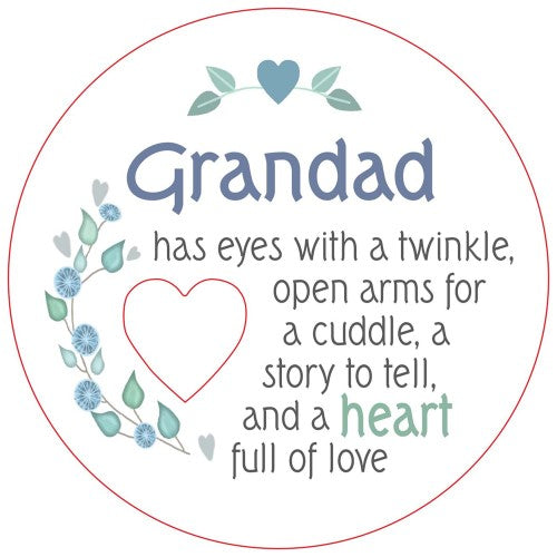 Grandad Piece of My Heart Magnet  (Set of 2)