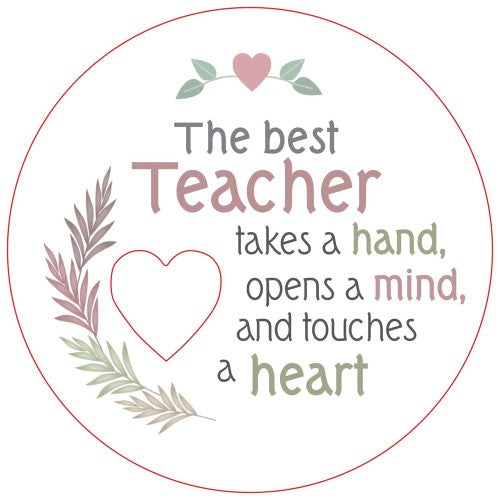 Best Teacher Piece of My Heart Magnet  (Set of 2)