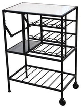 Wine Trolley - Marble / Steel
