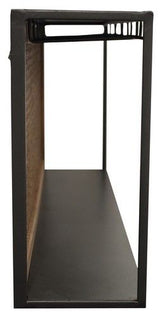 Rattan / Steel Wine Rack - Large