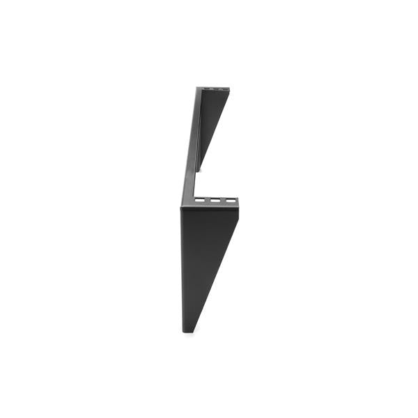 1U 19in Steel Vertical Wall Mount Equipment Rack Bracket