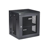12U Wall-Mount Server Rack Cabinet - Hinged Enclosure - Up to 16 in. Deep