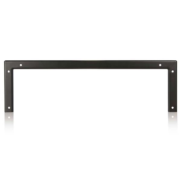 2U 19in Steel Vertical Wall Mount Equipment Rack Bracket