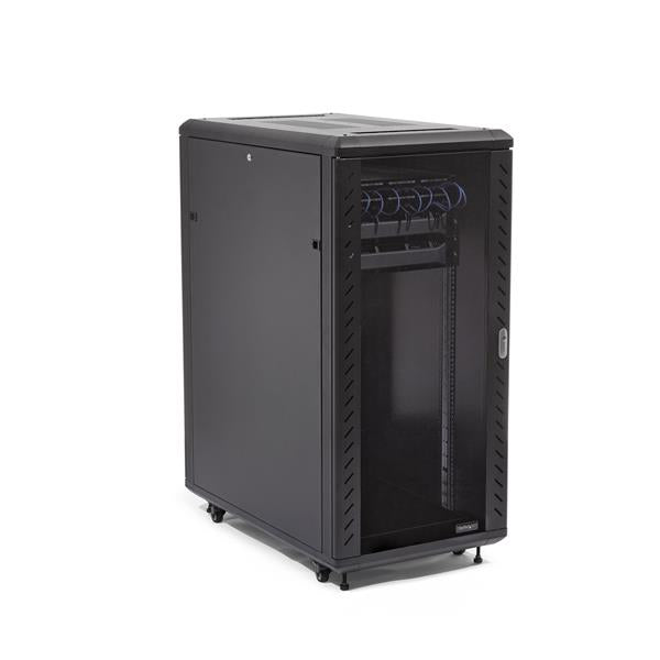 25U 91cm (36in) Knock-Down Server Rack Cabinet with Casters