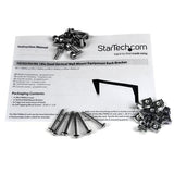 4U 19in Steel Vertical Wall Mount Equipment Rack Bracket