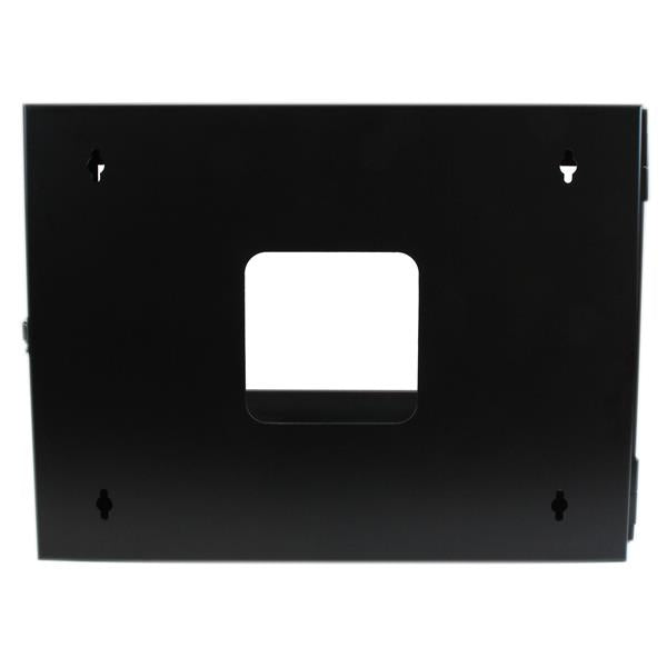 6U 55cm (22in) Depth Hinged Open Frame Wall Mount Server Rack