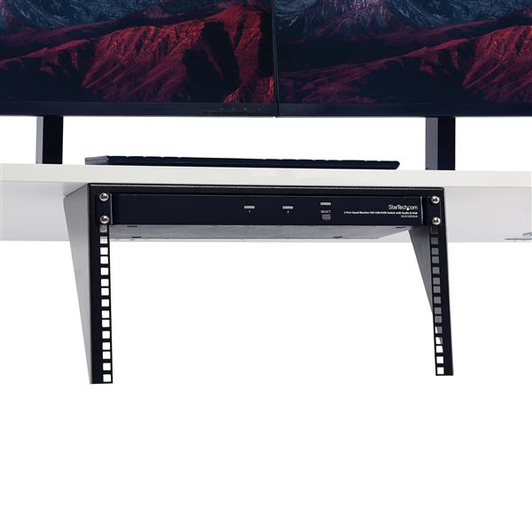 Vertical Wall-Mount Server Rack - Solid Steel - 6U