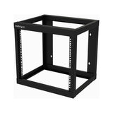 9U Wall-mount Rack - Open Frame - 18" Deep - Steel - 2 Post Data Rack