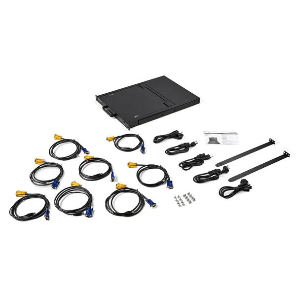 Rackmount KVM Console - 8 Ports with 17" LCD Monitor