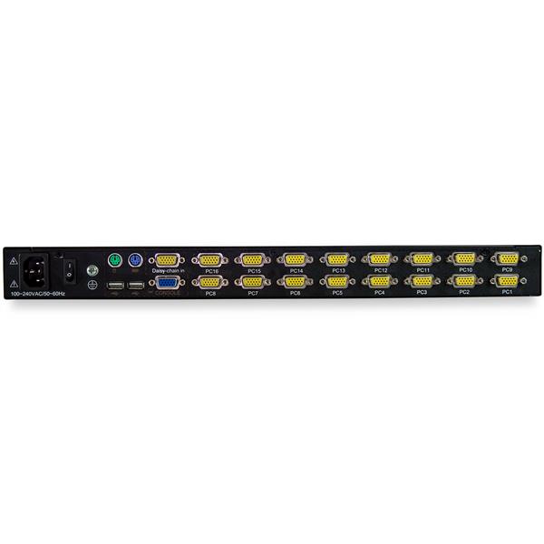 Rackmount KVM Console - 16 Ports with 17" LCD Monitor