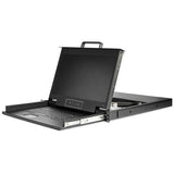 Rackmount KVM Console HD - 1U 17" LCD VGA KVM Drawer w/Cables