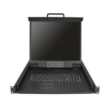 1U Single-Port KVM Console for Server Rack - 19 in.