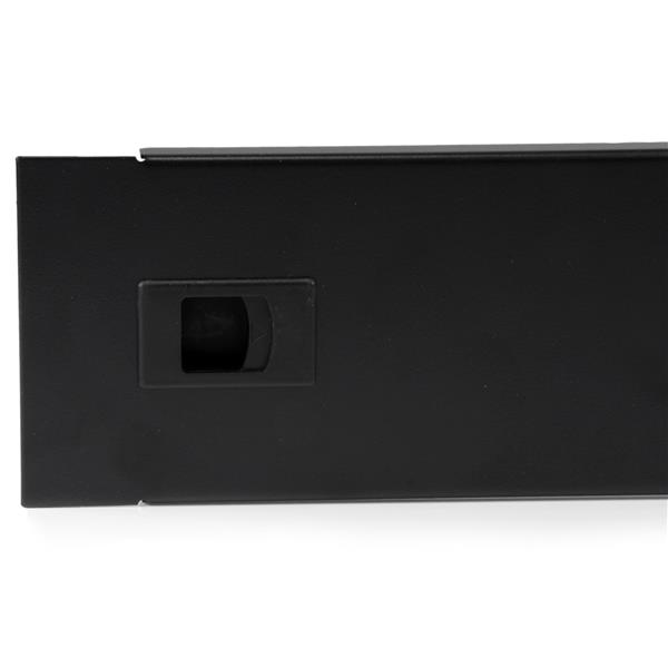 2U Hinged Solid Blank Rack Panel