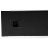 2U Hinged Solid Blank Rack Panel