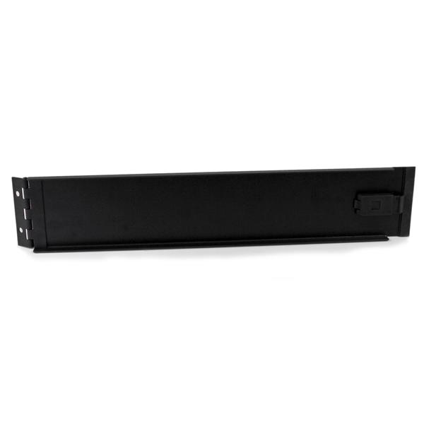 2U Hinged Solid Blank Rack Panel