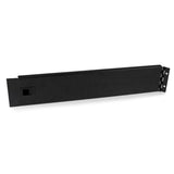 2U Hinged Solid Blank Rack Panel