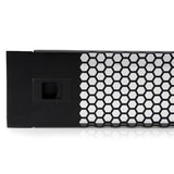 2U Hinged & Vented Blank Rack Panel