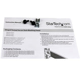 2U Hinged & Vented Blank Rack Panel