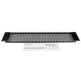 2U Tool-Less Vented Blank Rack Panel