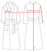 Bathrobe / Robe - AVA Haze (S/M) - BAKSANA