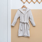 Baksana - Kids Bath Robe - Beige - 6/7