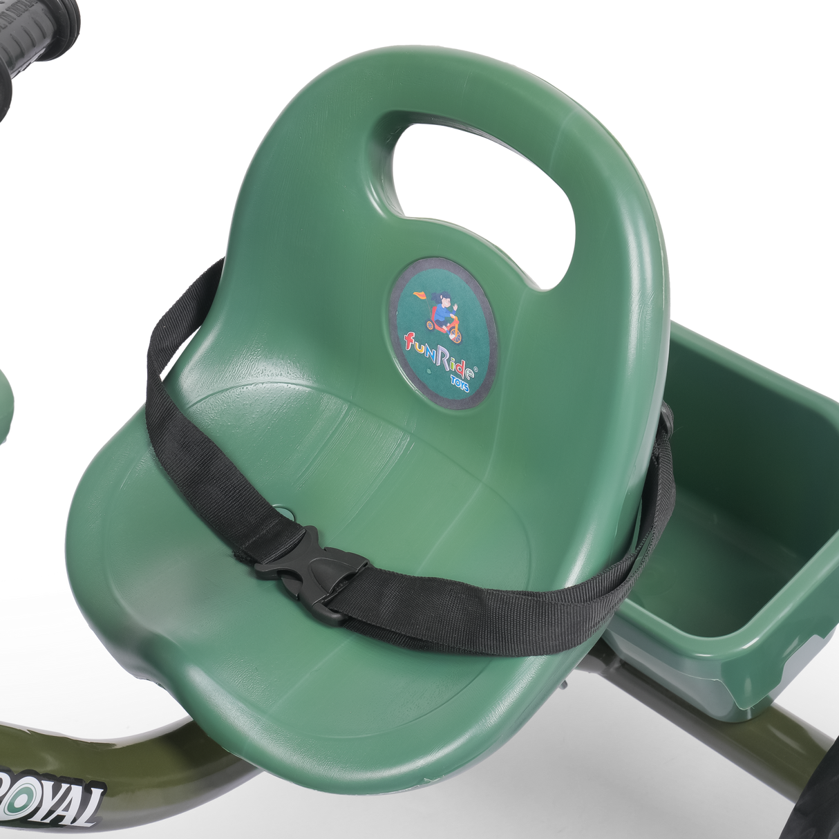Kids Royel DX Trike With Light Music & Rear Basket FT-600 Green
