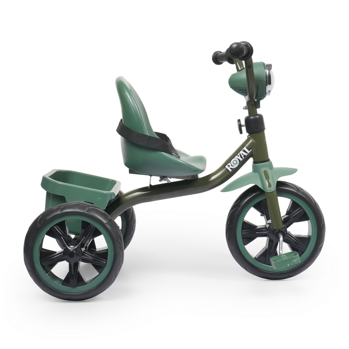 Kids Royel DX Trike With Light Music & Rear Basket FT-600 Green